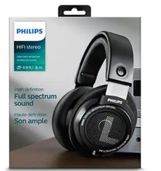 Profissional Philips SHP9500 Fone de ouvido Com 3m de comprimento Fones de ouvido com Fio Para Xiaomi SamSung S9 S10 MP3 Fone de ouvido Stand Dom Gratuito