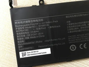 SupStone Genuíno Novo Original N15B01W da Bateria do Portátil Para o Xiaomi Mi Ruby 15.6