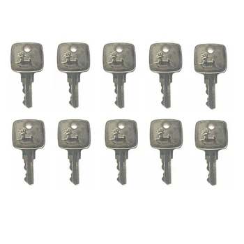(Set of 10) Ignition Key For John Deere For JD Equipment AR51481 AT195302 AT145929