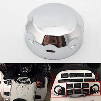 Moto Interruptor de Botão Decorativo Shell de Mudar o Chrome para Honda Goldwing 1800 GL1800 2001-2011 Decoração