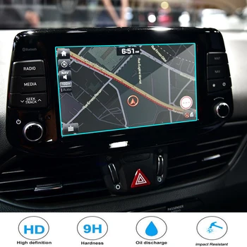 De 8 polegadas Carro GPS de Navegação de Vidro Temperado de Tela de Aço Película de Proteção Para Hyundai i30 wagon 2017 2018 ano