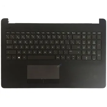 Espanhol teclado do portátil para HP 15-BS 15-CD 250 G6 255 G6 256 G6(teclado) prata/preto do teclado no apoio para as Mãos a Tampa Superior