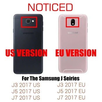 J730 de Luxo Ímã Flip Case Para Samsung J7 2017 J5 J330 UE Carteira de Capa de Couro Para Galaxy J5 2017 Ranhura do Cartão Titular Casos