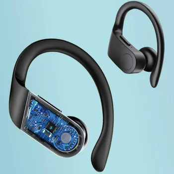 Bluetooth 5.0 tws fones de ouvido IPX4 impermeável sem fio verdadeiro fones de ouvido hooktype fone de ouvido HiFi stereo Fone de ouvido com caixa-carregador