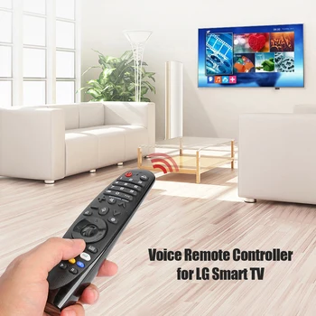 Controle Remoto de TV, TV de Substituição Fácil Desfrutar de Ornamentos de Voz Controlador de casa para LG Televisão Comutador sem Fio