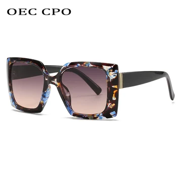 OEC CPO Praça Óculos de sol das Mulheres da Moda de Óculos de Sol Feminino Retro Óculos Homens Steampunk Óculos Tons UV400 Oculos de sol
