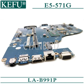 KEFU LA-B991P original da placa-mãe para Acer Aspire E5-571G com I5-5200U GT840M Laptop placa-mãe