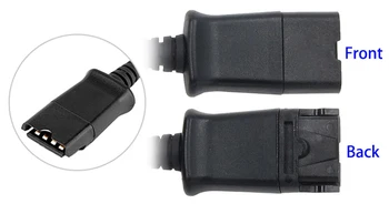 Livre Shippping QD para USB Adaptador de Fone de ouvido de Desconexão Rápida para o cabo USB com o de Volume e Mute Switch para call center fones de ouvido