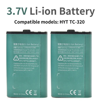 1700m de 3,7 V Hytera HYT BL1715 Bateria do Li-Íon para HYT TC-320 TC320 Rádio Substituir a Bateria