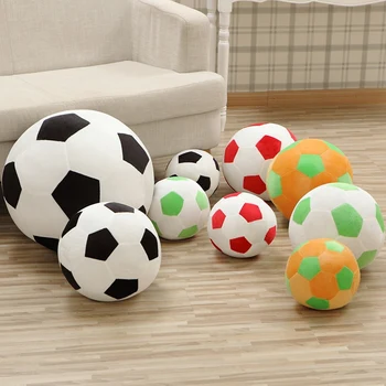 20 cm/30 cm Macio Futebol Brinquedos de Pelúcia Coloridos Recheados Sofá Almofada Travesseiro de Presente Criativo para Crianças Meninos