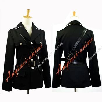 Gothic lolita o uniforme militar soldado jaqueta casaco de cosplay Traje feito sob Medida[G673]