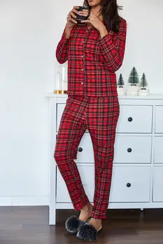 2021 Das Mulheres Mais Quentes De Algodão Conjunto De Pijama De Manga Longa Pijama Terno Feminino De Suspensão De Duas Peças De Conjunto De Longa Sensual E Confortável