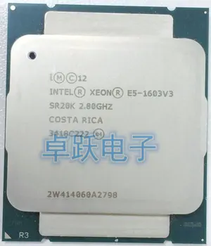 Intel Xeon CPU E5-1603V3 SR20K 2.80 GHz 4-Núcleos de 10M LGA2011-3 E5-1603 V3 E5 1603V3 frete grátis E5 V3 1603