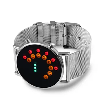 Venda quente de Moda Relógio Digital Led Homens Eletrônicos, Relógios Impermeável de Aço Inoxidável do Relógio de Desporto Relógio reloj hombre digital