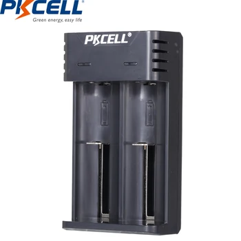 NOVO PKCELL 2/4/6PCS ICR 18650 bateria 2200mah do Lítio 18650 Baterias Recarregáveis E Carregador de Bateria 3.7 V bateria de iões de lítio USB