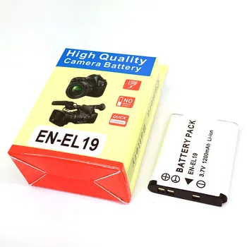 EN-EL19 ENEL19 PT EL19 de Bateria da Câmera para Nikon Coolpix S32 S33 S100 S2500 S2750 S3100 S3200 S3300 S3400 S3500 S4100 S4150 S4200
