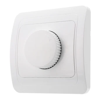 LED Interruptor Dimmer Ajustável Com Botão de Montagem na Parede Rotary Controlador de Dimmers de Iluminação Home Acessórios Mayitr
