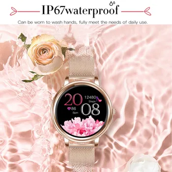 Proker Smart Watch 2020 Total Controlo Táctil Ecrã da Ronda de Moda as Mulheres Smartwatch Senhora da Saúde Relógio de Seguimento Para iOS Android