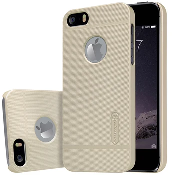 NILLKIN para o iPhone SE Case Capa de Super Fosco Escudo de Plástico Rígido de Volta Caso Capa para o iPhone da Apple 5 de 5 anos SE