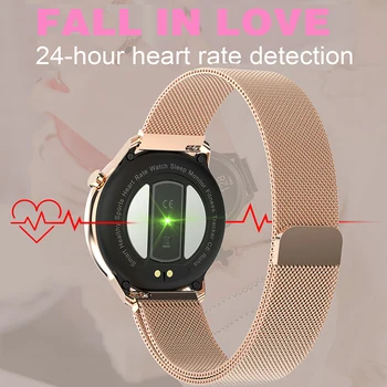 2020 Novas F80 Mulheres Inteligentes Assistir a Vários Mostradores de Monitoramento de Saúde, Monitor de Ritmo Cardíaco Impermeável Esportes Smartwatch Para IOS Android