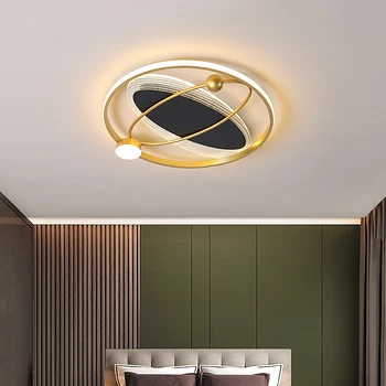 Interior moderno candeeiro de tecto designer Nórdicos, alumínio, acrílico dispositivo elétrico de iluminação da sala de estar, cozinha, sala de jantar, luzes de teto