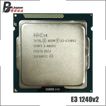 Intel Xeon E3-1240 v2 E3 1240v2 E3 1240 v2 3.4 GHz Quad-Core CPU Processador 8M 69W LGA 1155