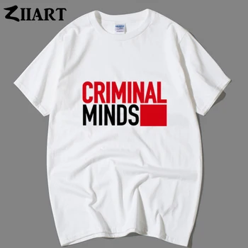 Criminal minds logotipo casal, o homem de roupa de meninos masculino o-pescoço curto T-shirt de manga