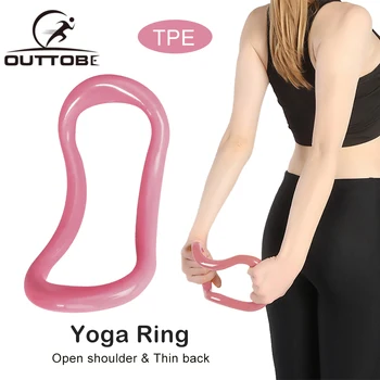 Outtobe Yoga Anel De Treinamento De Resistência De Corpo Inteiro De Fitness Circle Força De Pilates Anéis
