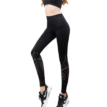 2020 novas Fitness Legging Mulheres de Cintura Alta Ocos de Calças de Yoga Secagem Rápida Execução Ginásio Leggings Sportswear