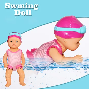 New kids brinquedos Bonecas de Divertimento aquático, Piscina Para à prova d'água Elétrica Boneca Melhor Presente de Brinquedo Para o bebê presentes de Crianças
