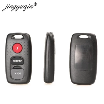 Jingyuqin Para Mazda 3 6 MPV Protege 5 3 Botões Remoto Chave de cd, Entrada Sem chave Fob Transmissor de Alarme Sonoro e Clicker KPU41794 315Mhz
