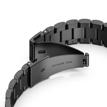 Pulseira Para Xiaomi Amazfit GTR 2 Clássico metal Cinta de aço inoxidável, Bracelete De Huami Amazfit Stratos Smartwatch Pulseira