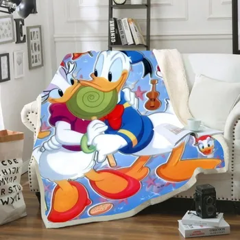 Disney Pato Donald Cobertores Apaixonar-Se Pode Ser Jogado No Sofá Como Colcha De Presentes Para Meninos E Meninas Em Amor
