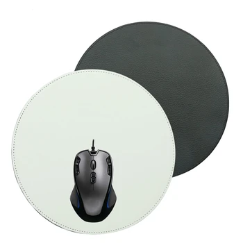 Frete grátis 10pc/lote em Branco Sublimação PU de Couro, tapetes de Rato de Alta Qualidade DIY de Impressão de Transferência de Mouse Pad