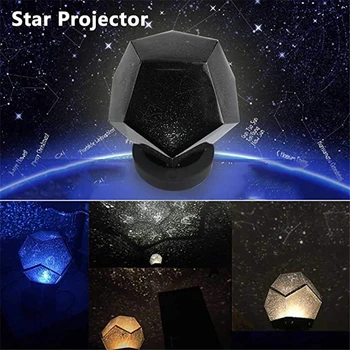 Estrelas do Céu Mestre Projector Lâmpada da Noite do Dia dos Namorados Casamento Atmosfera Criativa de Luz da Galáxia de Projetor Estrelas Lâmpada 3D Lâmpadas