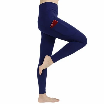 Calças De Yoga Energia Leggings Mulheres De Treino De Fitness De Jogging Com Calças Calças De Ginástica Trecho Sportswear Com Bolsos Yoga Leggings