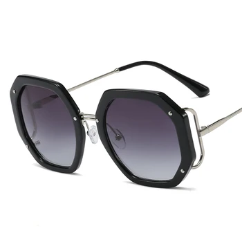 Moda Oversized Quadrado Óculos de sol das Mulheres 2020 Vintage Designer da Marca Gradiente de Tons Para os Homens Exterior Vocação Óculos de sol UV400