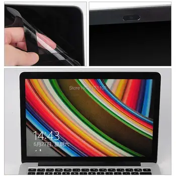 Nenhuma Bolha Protetor de Tela LCD Com Moldura Preta Para Apple Macbook Pro, Toque em Barra de 13.3