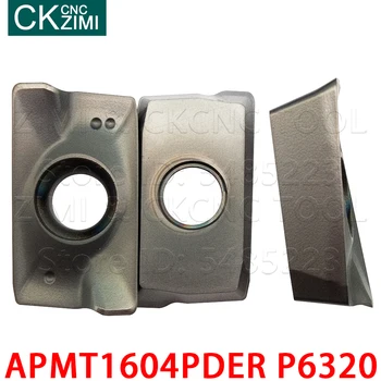 APMT1604PDER P6320 APMT 1604 PDER carboneto de inserir ferramentas de torneamento fresamento inserir CNC do metal torno ferramenta de fresamento com ferramenta de corte para o aço