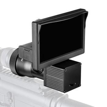 Night Vision 5.0 Polegadas Siamese HD 1080P Âmbito Câmeras de Vídeo de Infravermelhos iluminador Riflescope Caça Sistema Óptico