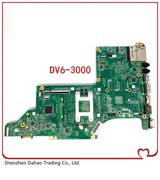 DA0LX6MB6H1 DA0LX6MB6D0 630281-001 Para HP DV6T DV6-3000 Laptop placa-mãe Com HM55 memória DDR3 Totalmente e Testado