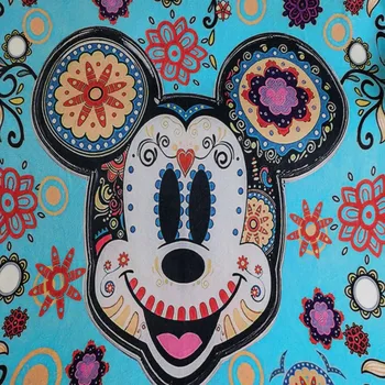 Disney Verde-água Azul do Mickey Mouse Leve, Fina e Uma Camada de Flanela Verão Cobertor Jogar 130x150cm Queda de Envio de Encomendas de Presentes