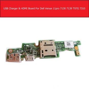 Micro Carregador do USB & Porta HDMI IO Conselho PARA DELL Venue 11 Pro 5130 7130 7139 T0G7001 R26KY 0R26KY Cartão de Memória da Placa de Substituição