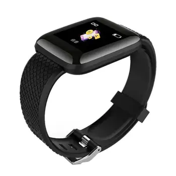 116 Smart Watch Frequência Cardíaca De Fitness Tracker Relógios De Homens Mulheres Pressão Arterial Monitor De Esporte Impermeável Inteligente Pulseira