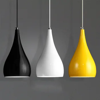 Mengjay luminária Industrial Hanging Lamp em Cores da Moda Metal Moderno Pingente de Luz Alegre de Design Criativo da Luz