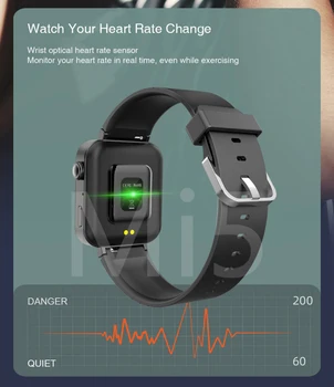 2020 MI 5 Smart watch homens de Chamada Bluetooth IP67 impermeável de música de câmara de controle de 200mah longa espera smartwatch para o telefone esperto