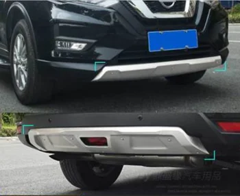 Carro-styling Para Nissan X-Trail T32 2017 2018 2019 2020 metal frontal /traseiro pára-choques inferior do protetor do protetor acessórios