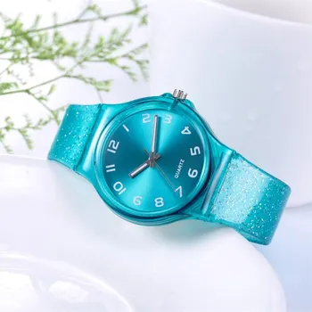 WILLIS Pulseira de Silicone Relógios Mulheres Brilho Quente de Vendas de Moda as Mulheres Quartz Mostrador Redondo Menina Casual Relógios de pulso Relógio Feminino