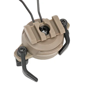 Fone de ouvido tático ARCO Ferroviário de Adaptador de Fone de ouvido Suporte de Fone de ouvido de Montagem de Stand Para 19-21mm Capacete Ferroviário Capacete Acessórios Tipo 3 Cores