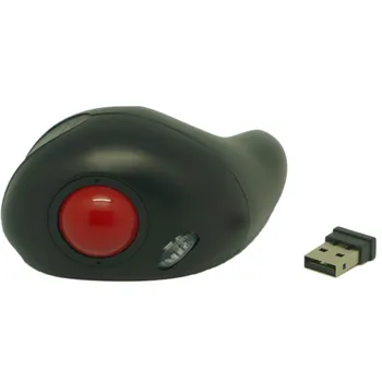 Sem fio Dedo Portátil USB Mouse Trackball Ratos Pc Desktop do Office de Entretenimento Portátil Acessórios